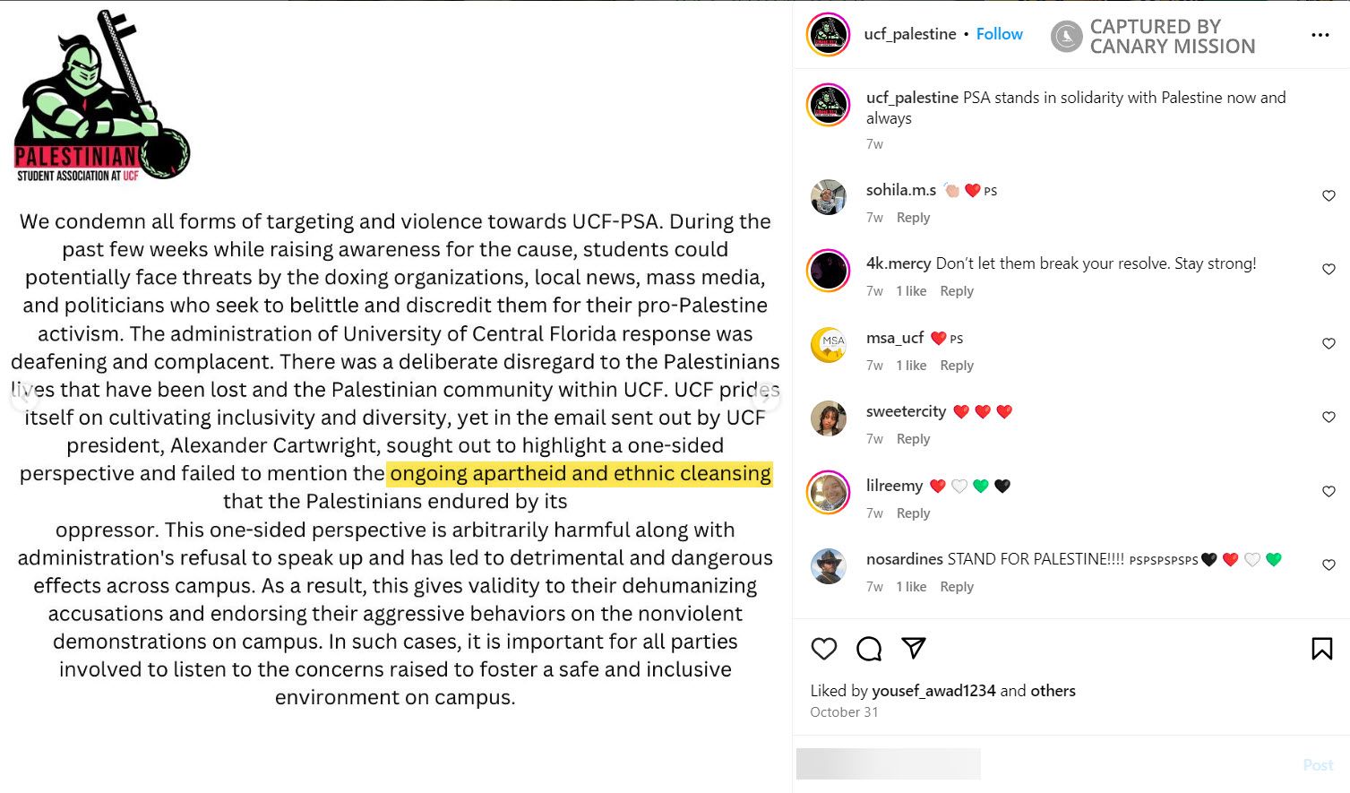 Jenan Abas, Instagram - Oct 31, 2023