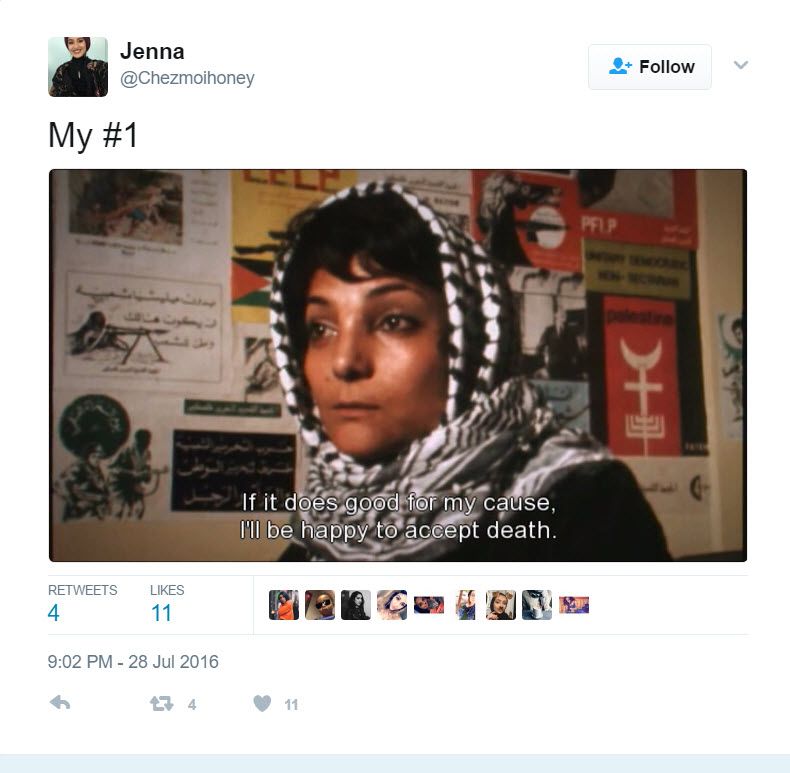 Jenna Hassan, Twitter - Jul 28, 2016
