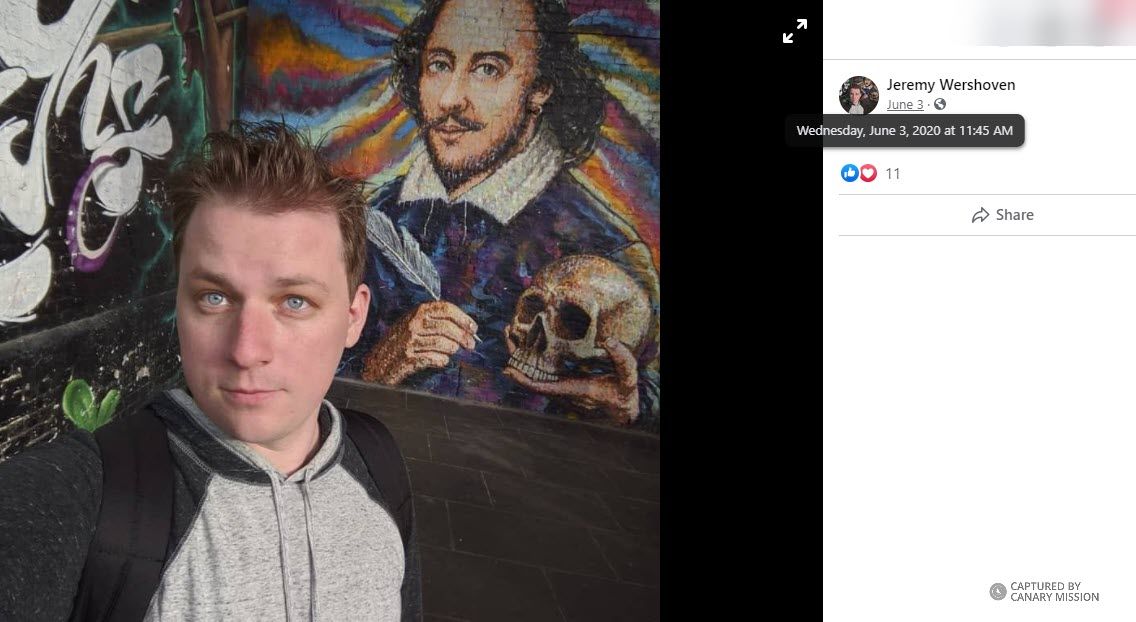 Jeremy Wershoven, Facebook - Jun 3, 2020