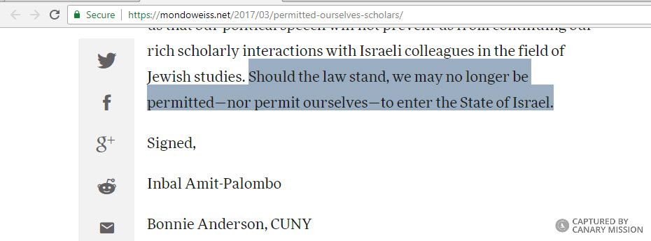 Jessica Carr, mondoweiss.net - Mar 12, 2017