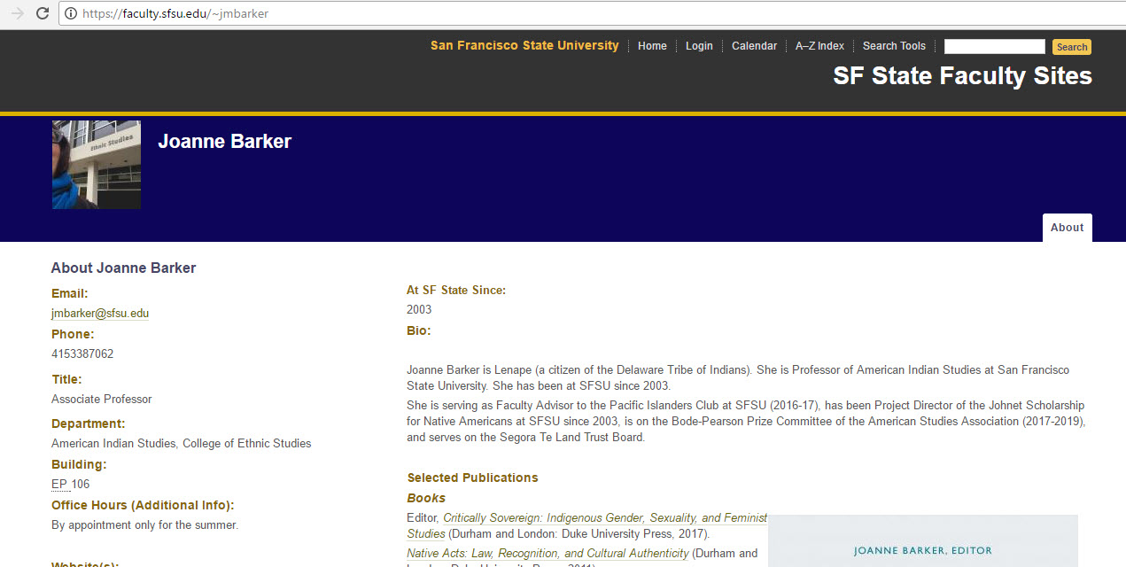 Joanne Barker image #0