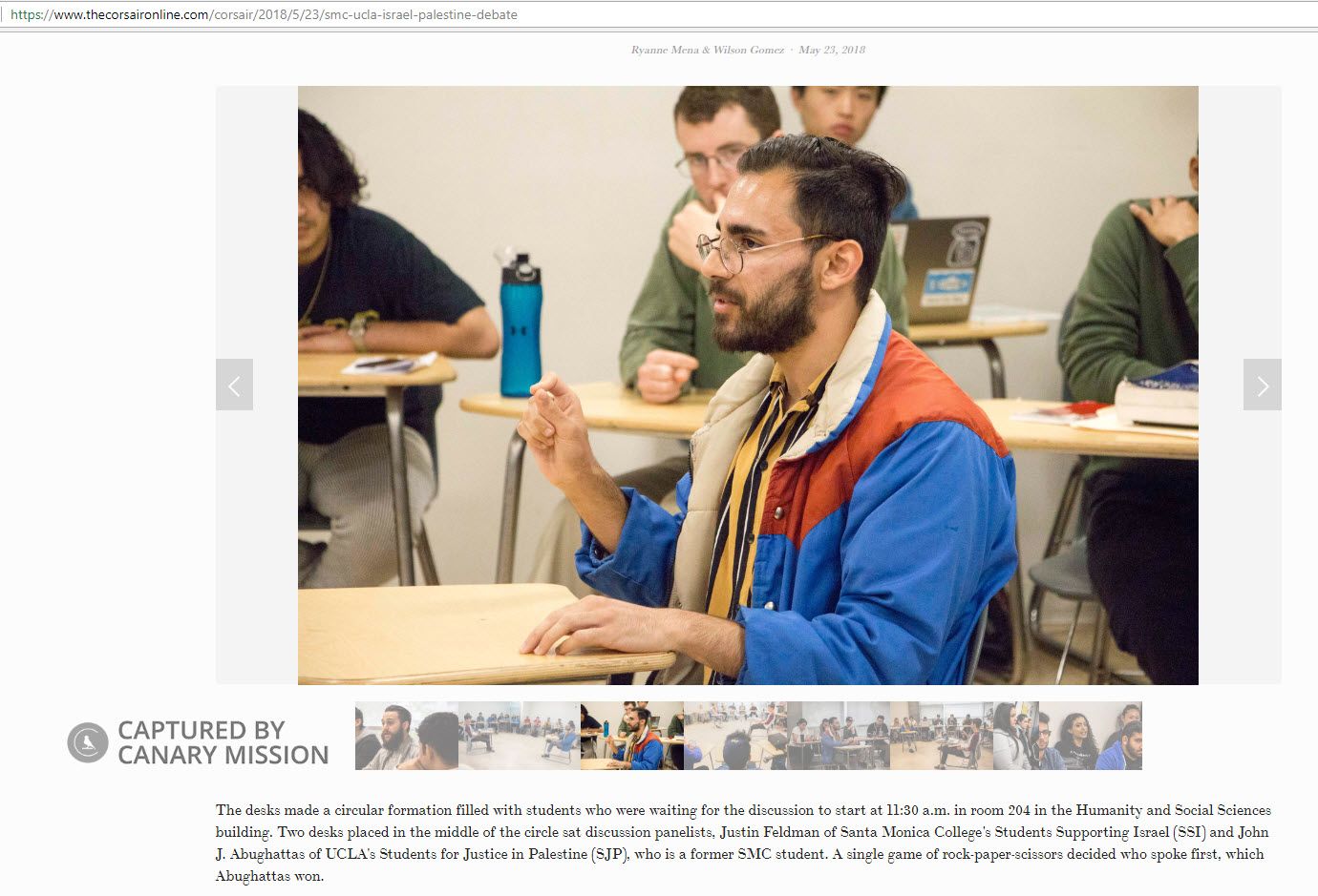 John Abughattas, thecorsaironline.com - May 23, 2018