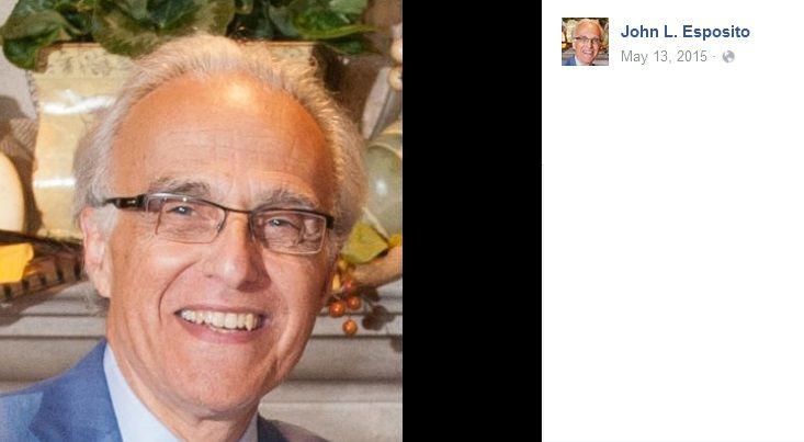 John Esposito, Facebook - 13 May 2015