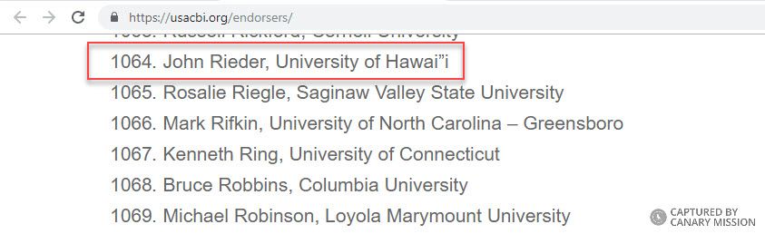 John Rieder, usacbi.org - Sep 10, 2019