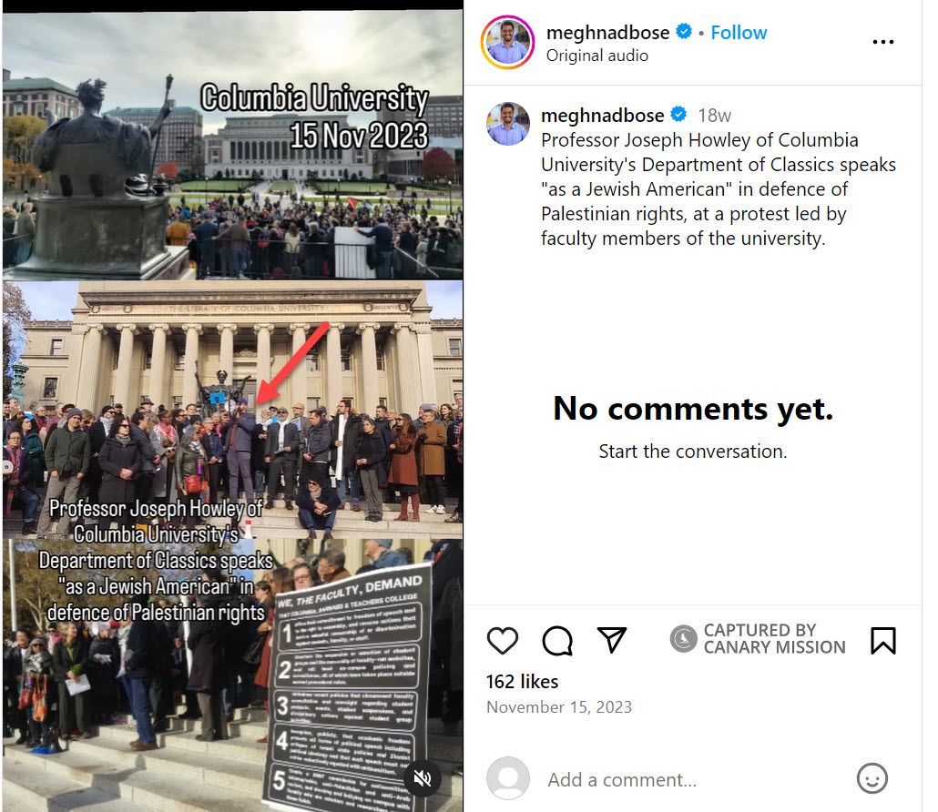 Joseph Howley, Instagram - Nov 15, 2023