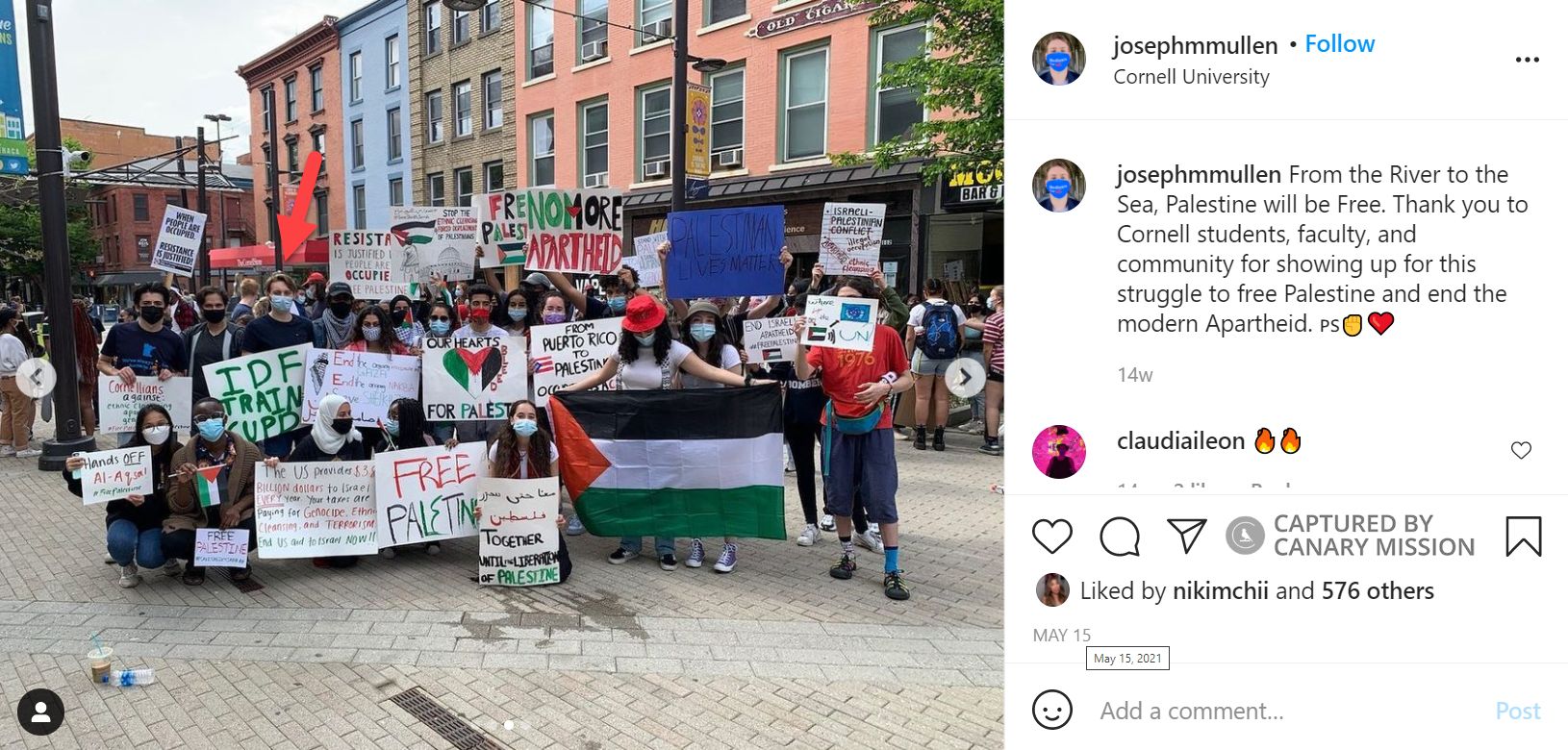 Joseph Mullen, Instagram - May 15, 2021