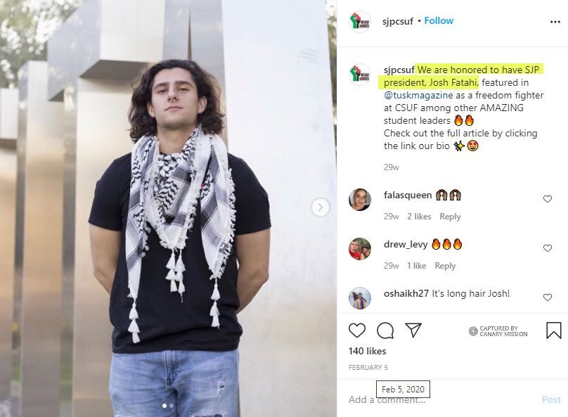 Josh Fatahi, Facebook - Feb 5, 2020