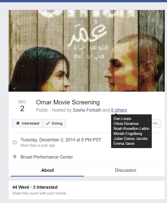 Julian Jacobs, Facebook - 2 Dec 2014