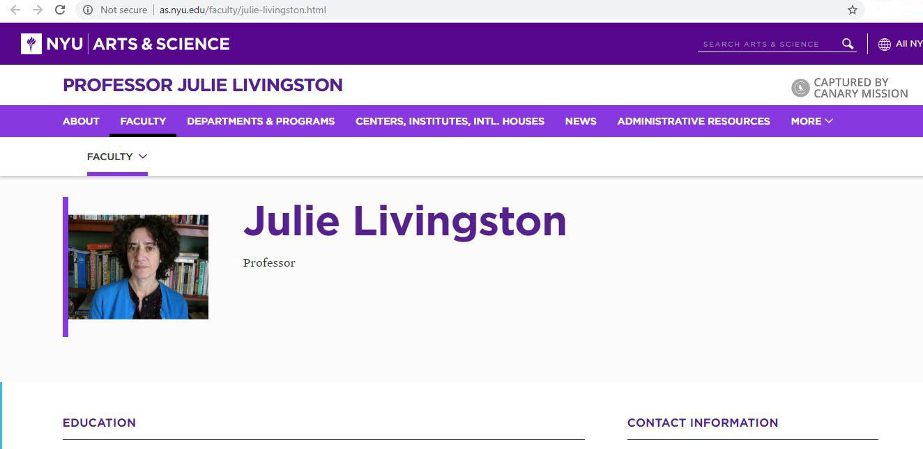 Julie Livingston, as.nyu.edu - Oct 28, 2018