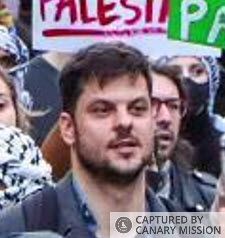 Jurgis Viningas’s protest appearance, Emergency Rally for Palestine 2