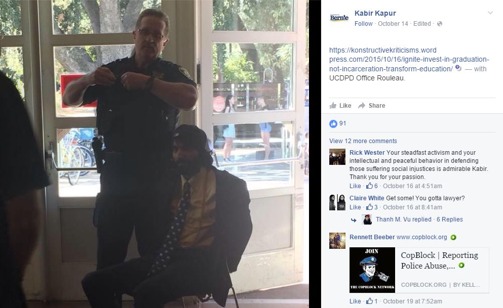 Kabir Kapur, Facebook - 14 Oct 2015