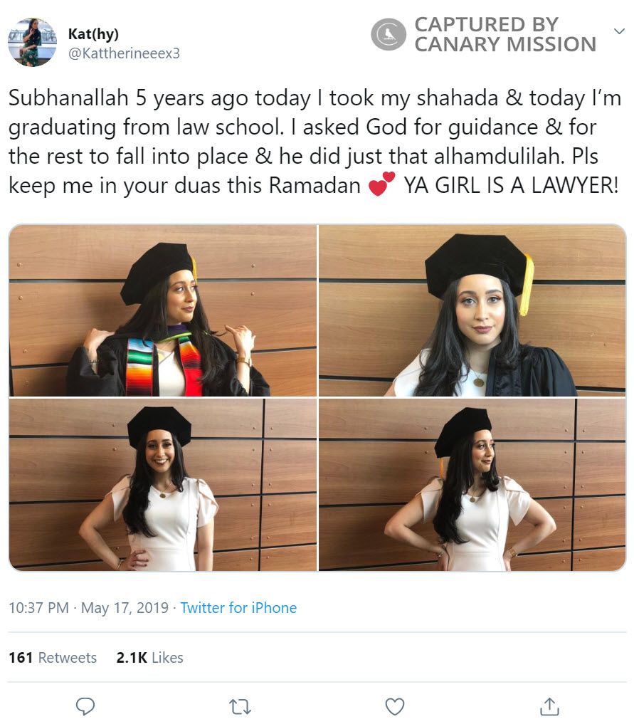 Katherine Azcona, Twitter - May 17, 2019