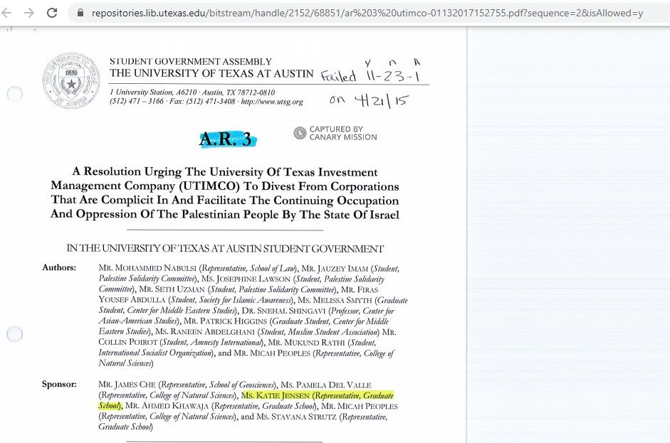 Katherine Jensen, www.repositories.lib.utexas.edu - Apr 1, 2015