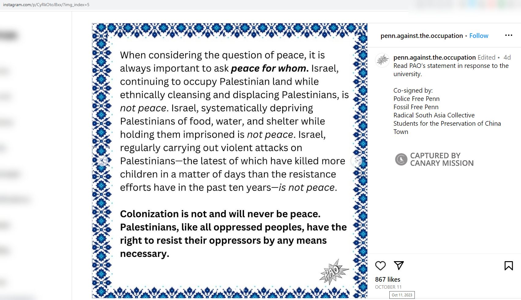 Katie Francis, Instagram - Oct 11, 2023