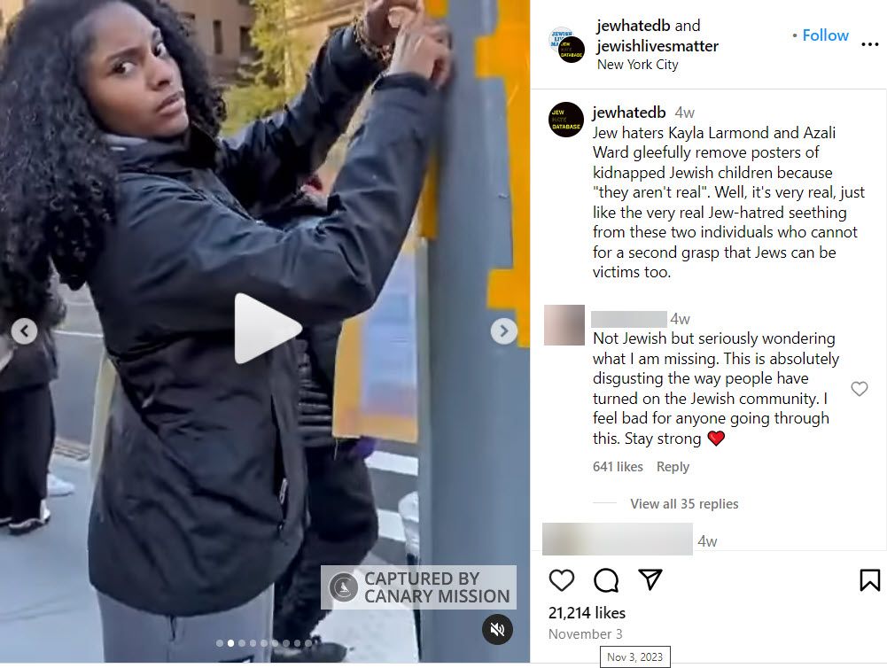 Kayla Larmond, Instagram - Nov 3, 2023