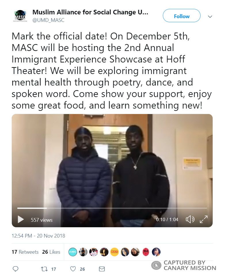 Kevin Kamara, Twitter - Nov 20, 2018