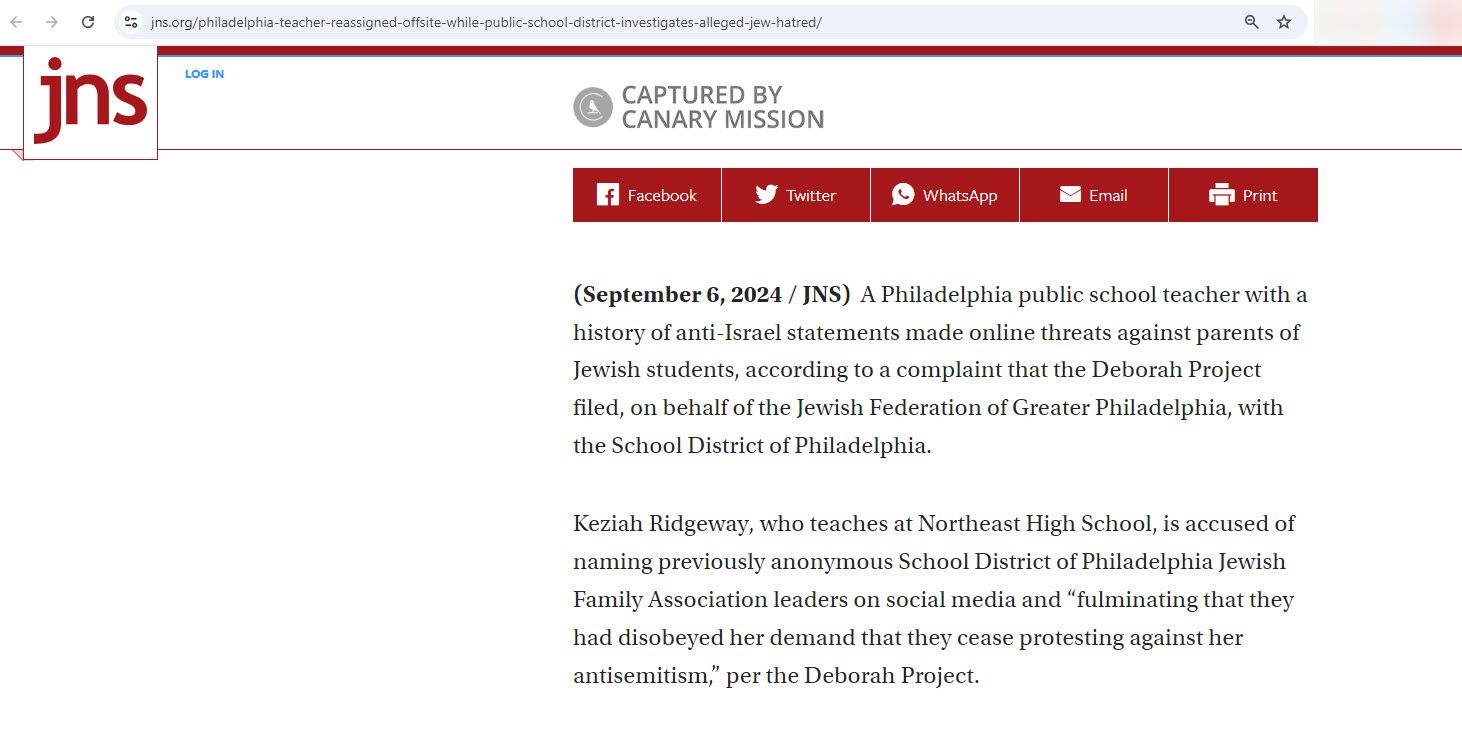 Keziah Ridgeway, jns.org - Sep 6, 2024