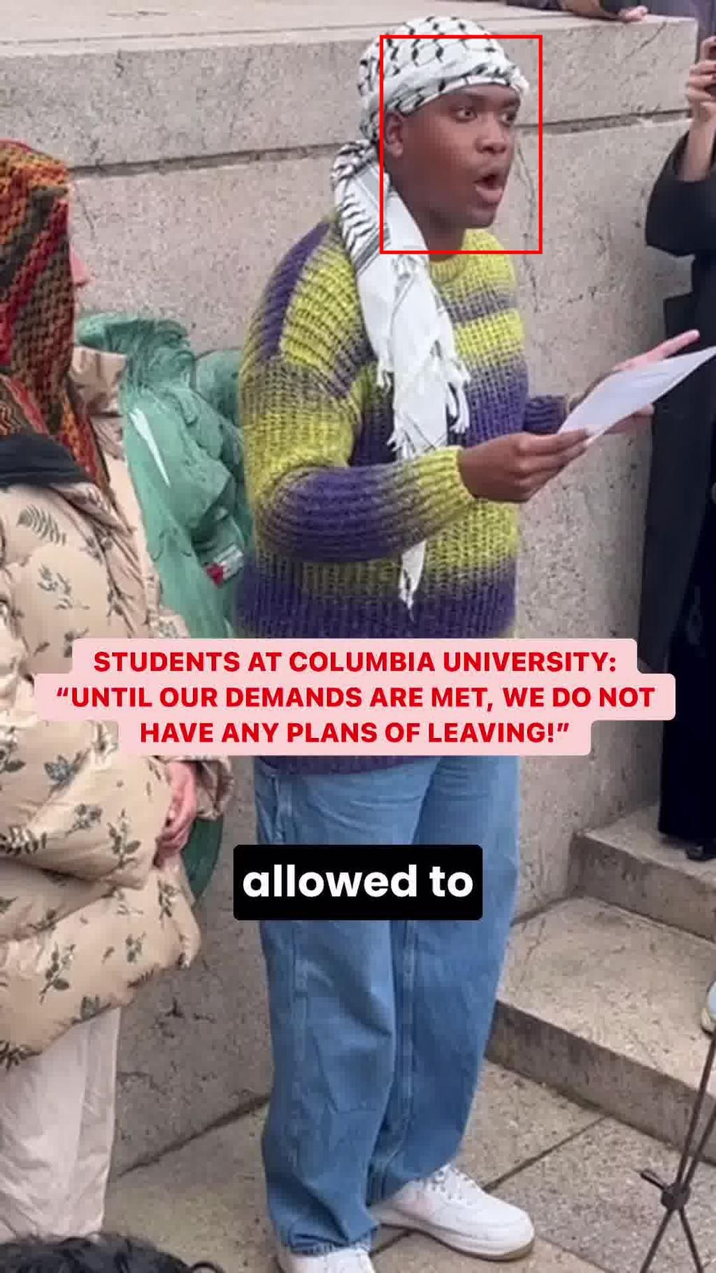 Khymani James’s Organizing the Pro-Hamas Encampment at Columbia University 