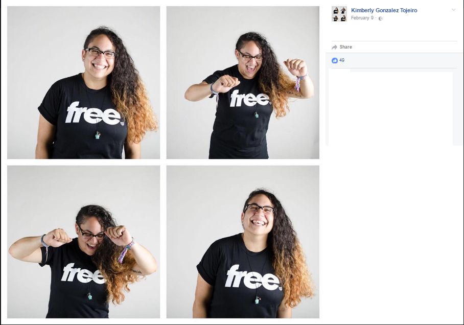 Kimberly Gonzalez, Facebook - 9 Feb 2016