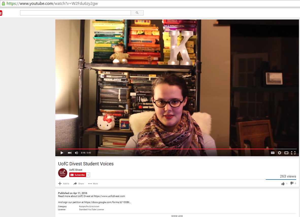 Kirsten Gindler, Youtube - 11 Apr 2016