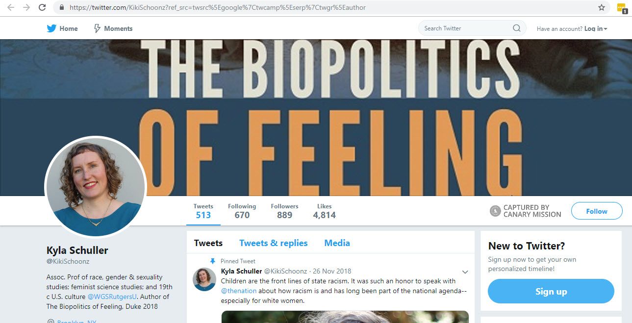 Kyla Schuller, Twitter - Apr 15, 2019