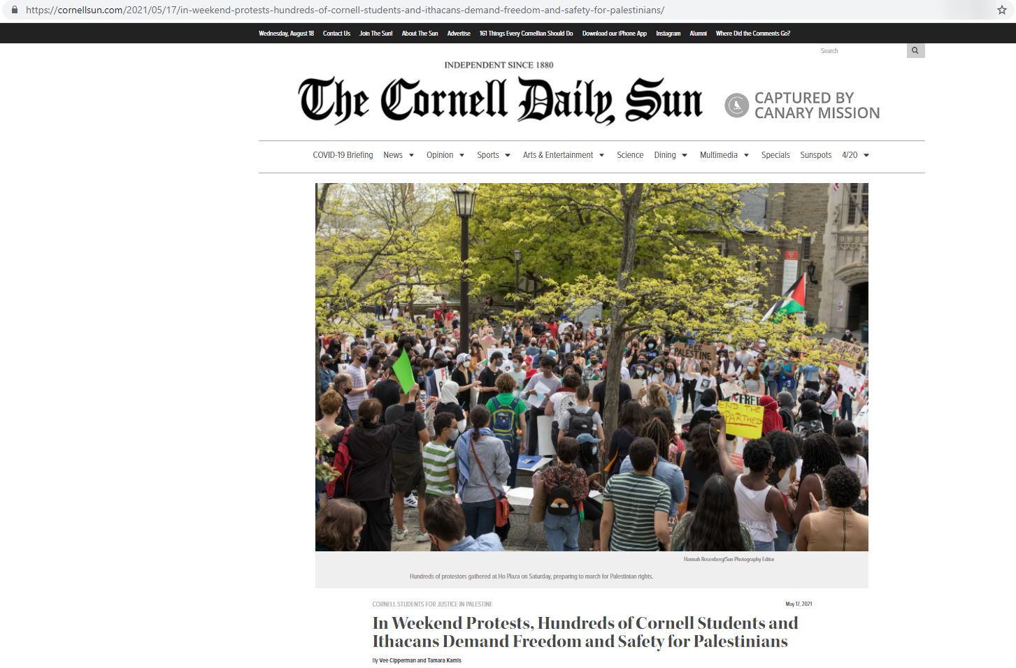 Laila Abd Elmagid, cornellsun.com - May 17, 2021