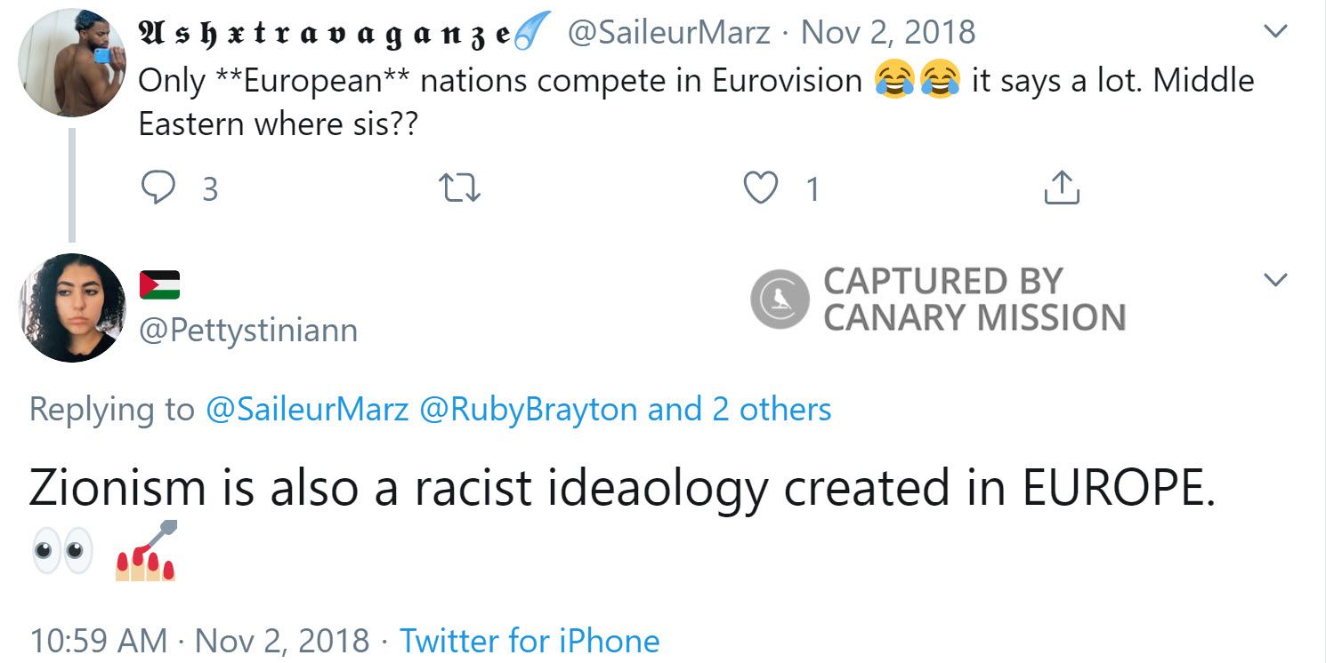 Laila Zayed, Twitter - Nov 2, 2018