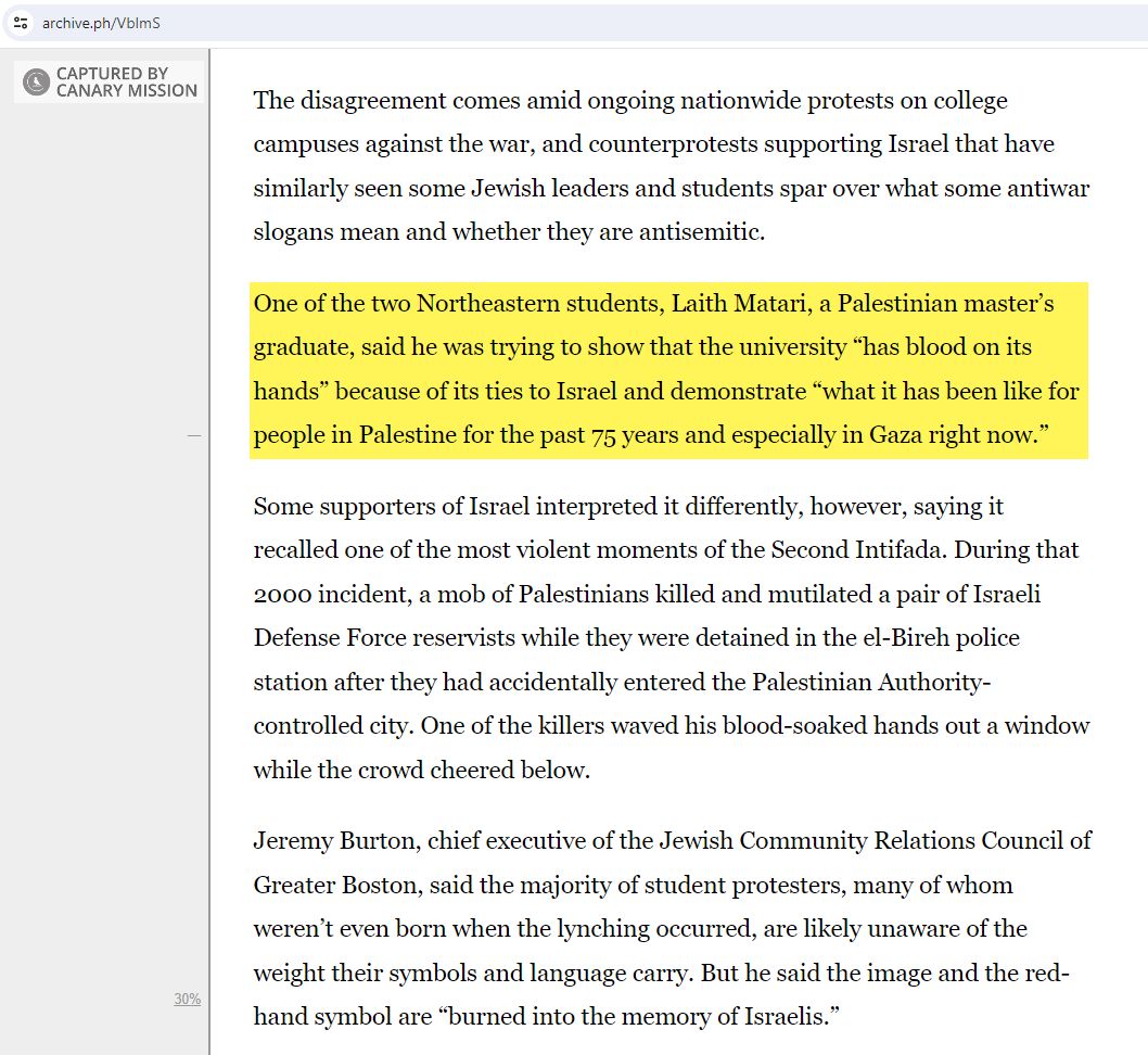 Laith Matari, archive.ph - May 8, 2024