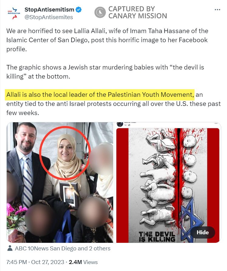 Lallia Allali, Twitter - Oct 27, 2023