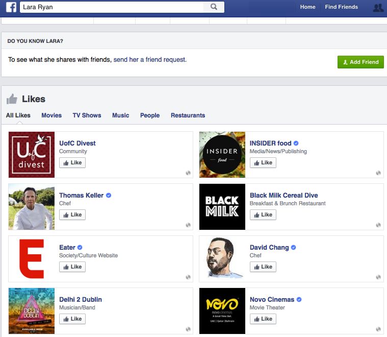 Lara Ryan, Facebook - 15 May 2016