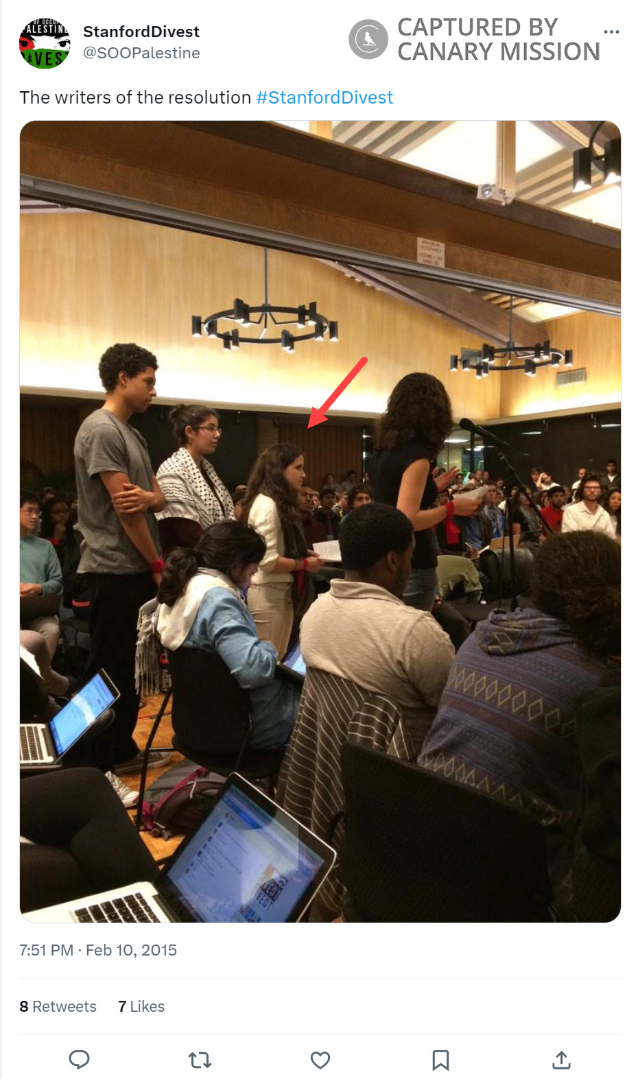 Laura Perez, Twitter - Feb 10, 2015