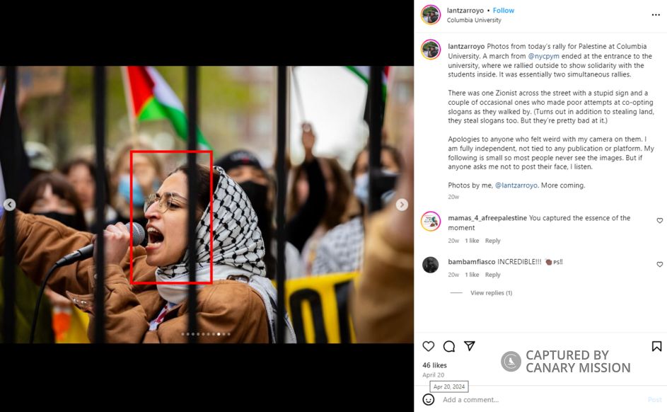 Layla Tabbal’s Involvement in the Pro-Hamas Encampment at Columbia University