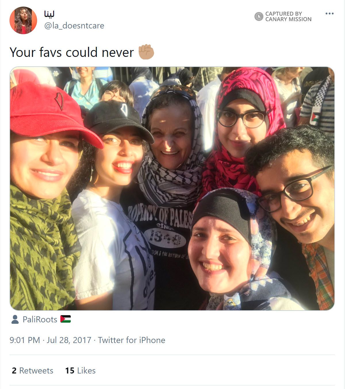 Leena Almasri, Twitter - Jul 28, 2017