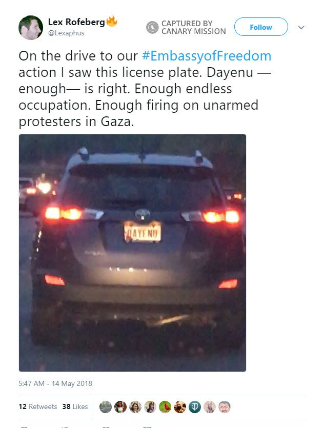 Lex Rofeberg, Twitter - May 14, 2018