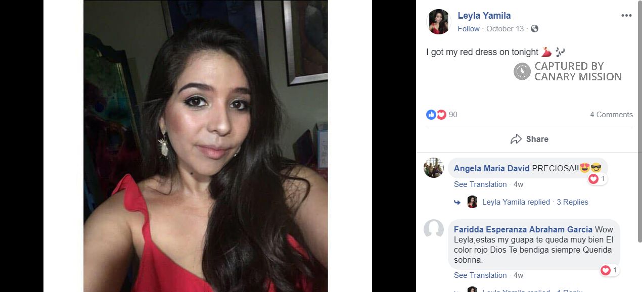 Leyla Gutierrez, Facebook - Oct 13, 2018