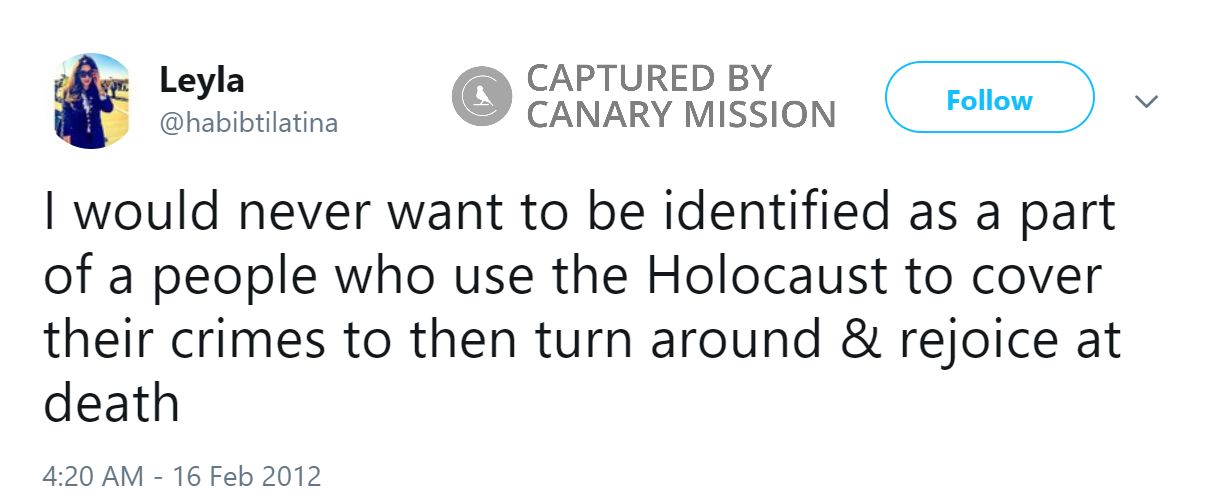 Leyla Gutierrez, Twitter - Feb 16, 2012