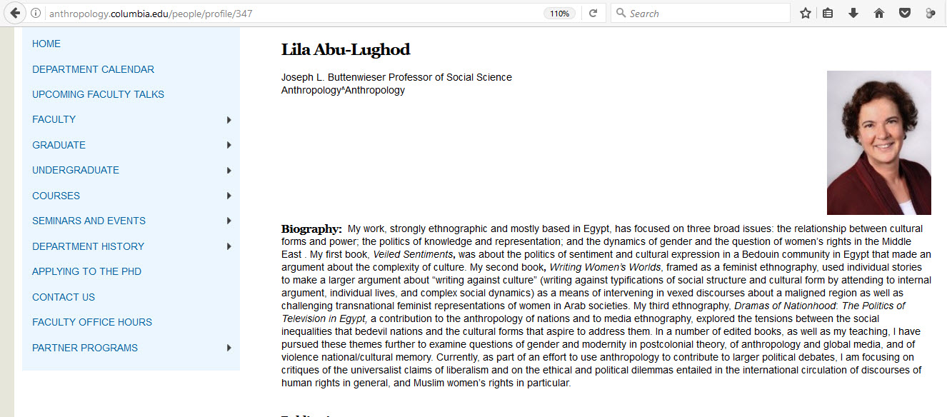 Lila Abu-Lughod image #1