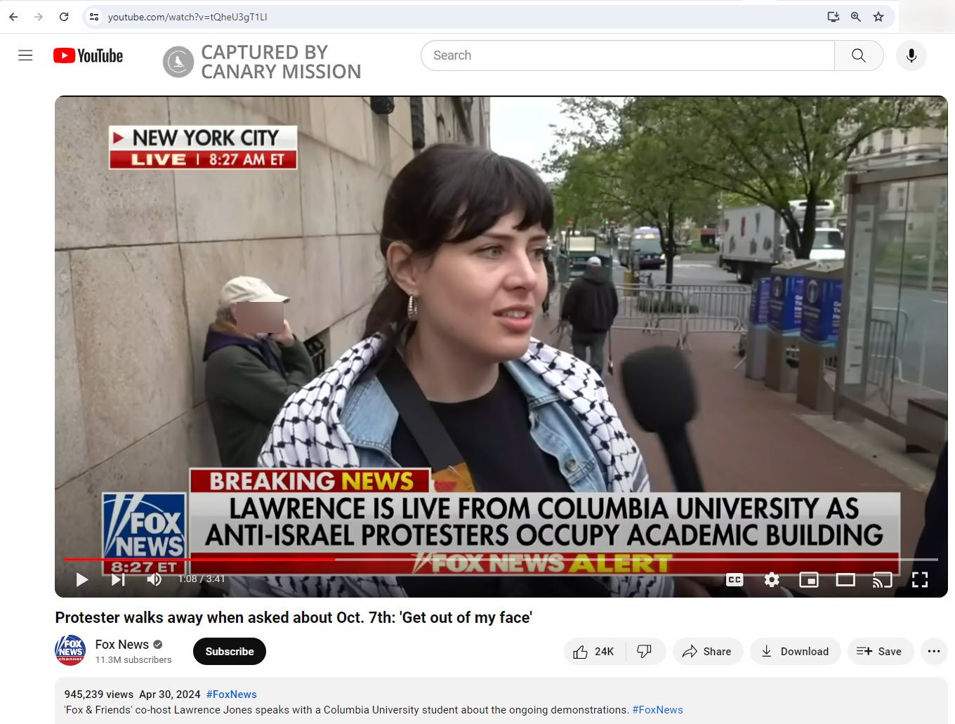 Lillian House Led a Rally in Support of the Pro-Hamas Encampment 