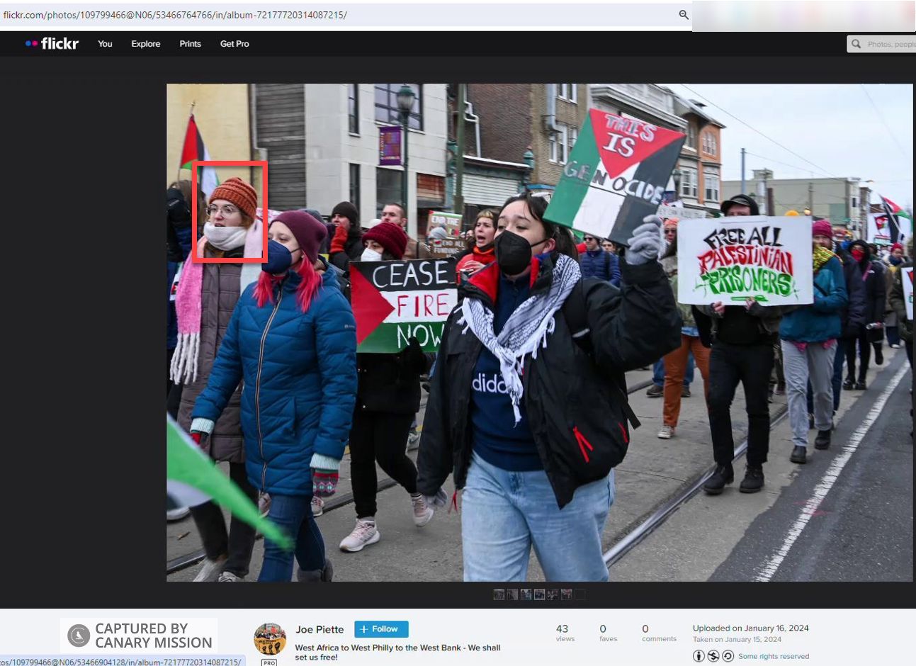 Lillian Moffatt’s protest appearance, In the Spirit of MLK 1