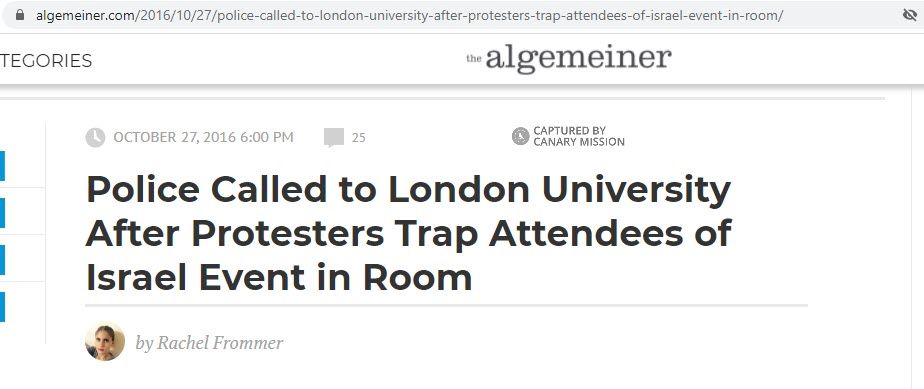 Lina Eid, algemeiner.com - Oct 27, 2016