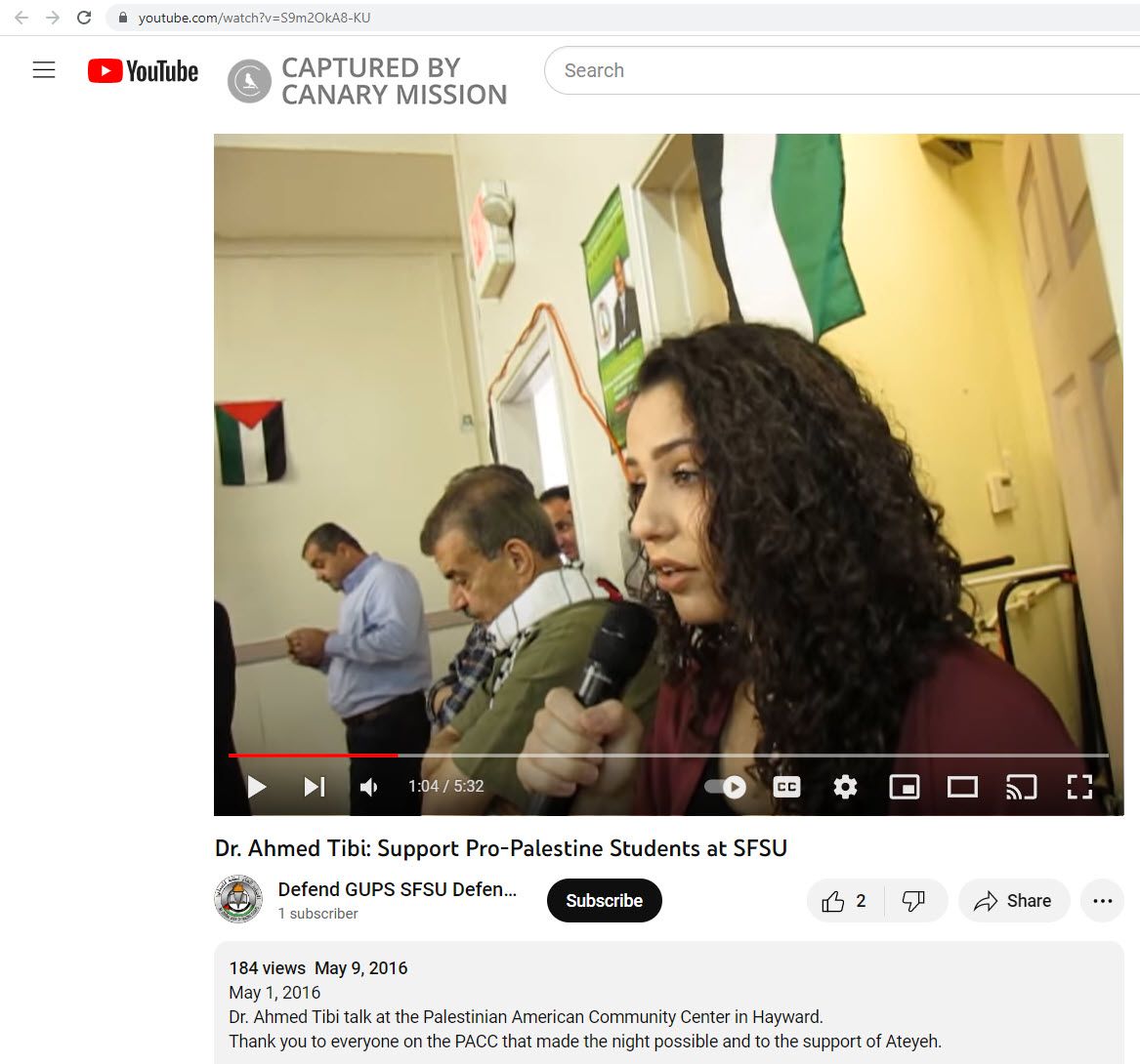 Linda Ereikat, Youtube - May 9, 2016