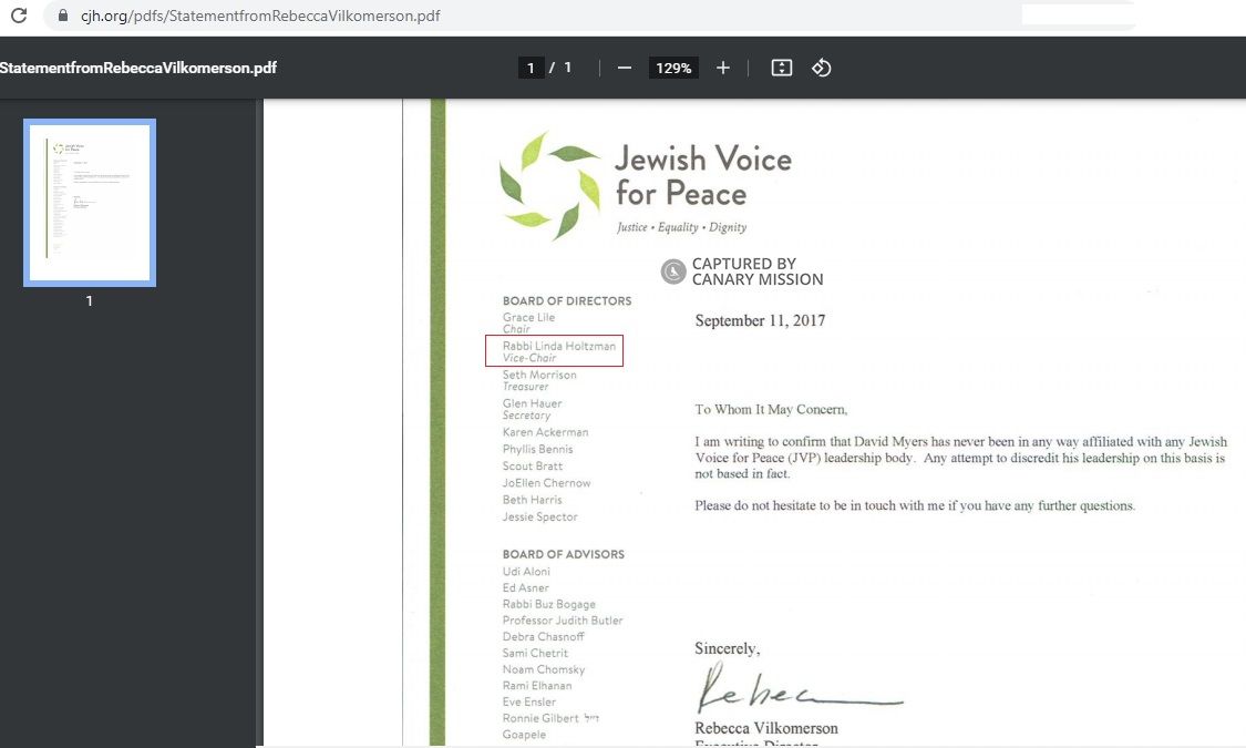 Linda Holtzman, cjh.org - Sep 11, 2017