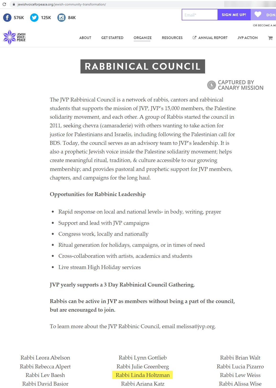 Linda Holtzman, jvp.org - Apr 17, 2022