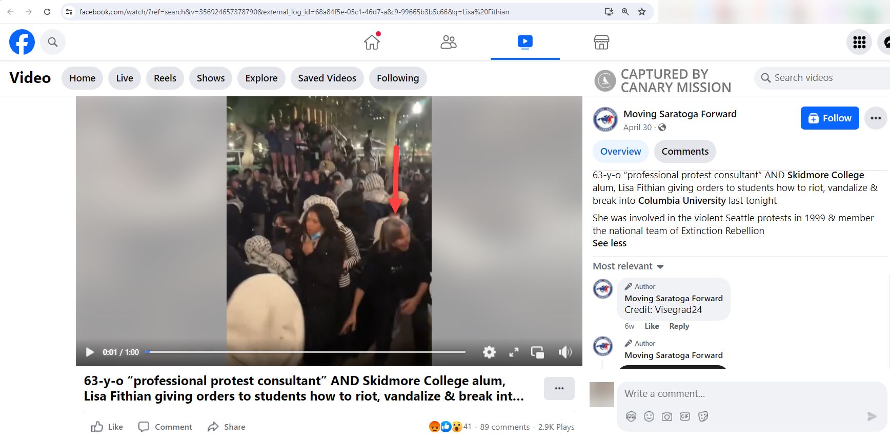 Lisa Fithian, Facebook - Apr 30, 2024