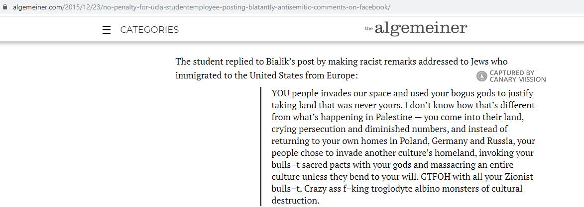 Lisa Marie Mendez, algemeiner.com - Dec 23, 2015