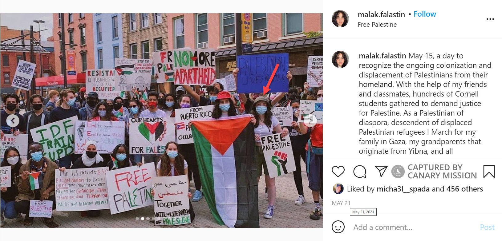 Lizzie Ominsky, Instagram - May 21, 2021