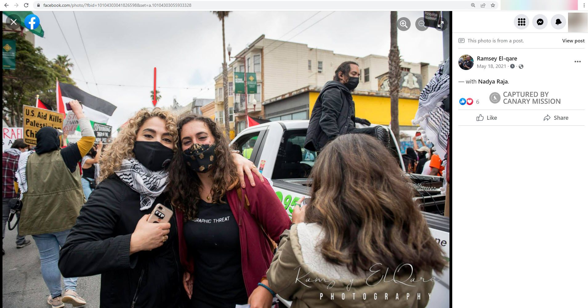 Lubna Morrar, Facebook - May 18, 2021