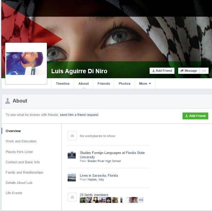 Luis-Aguirre Di-Niro, Facebook - 22 Nov 2016