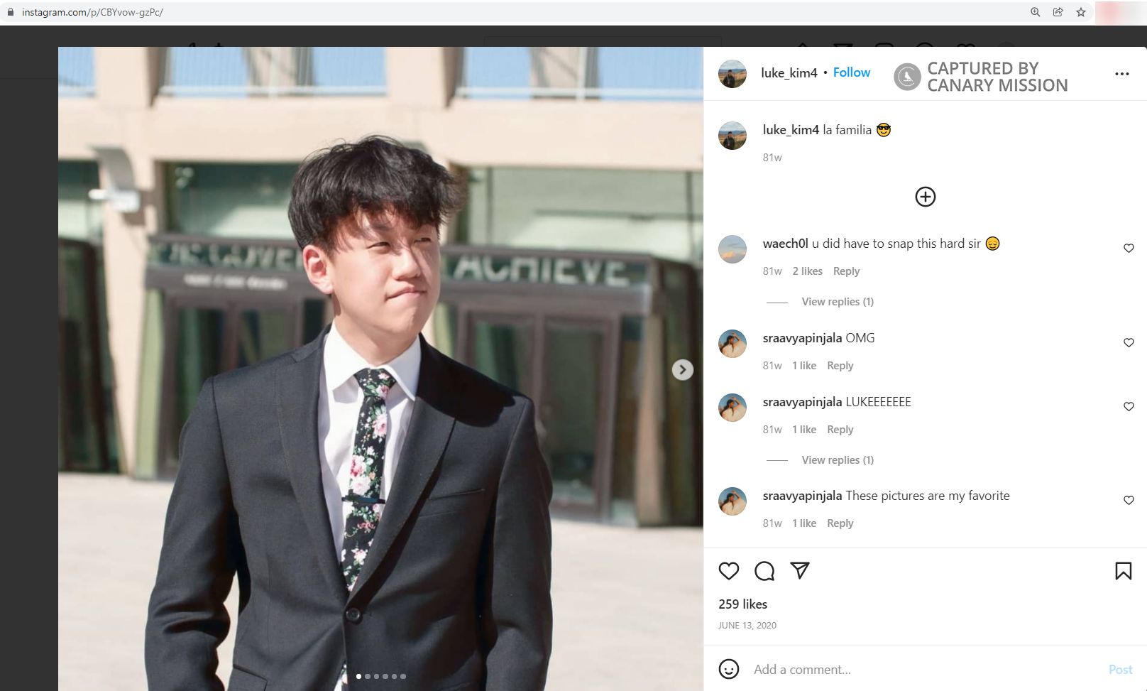 Luke Kim, Instagram - Jun 13, 2020