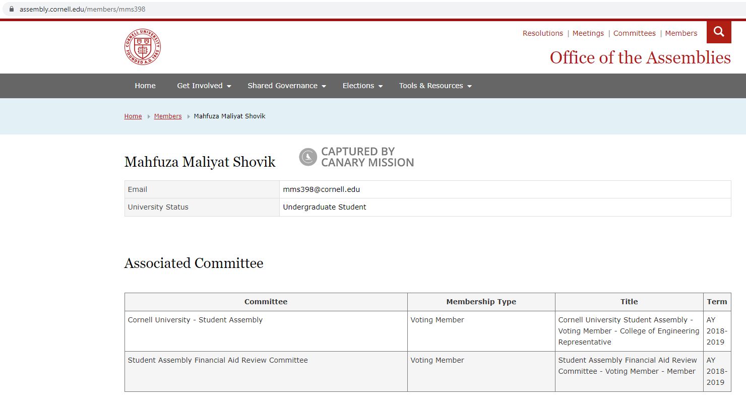 Mahfuza Shovik, assembly.cornell.edu - Mar 14, 2022